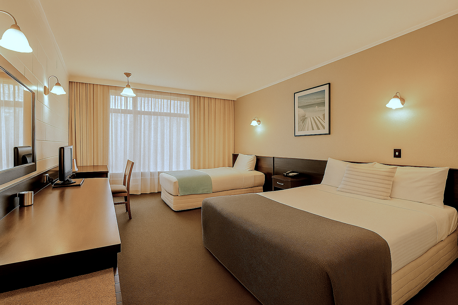 Garden View Queen & Single Ground